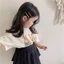 Áo phông cộc tay bé gái dễ thương cotton mùa hè, in hình thỏ kiểu Hàn Quốc