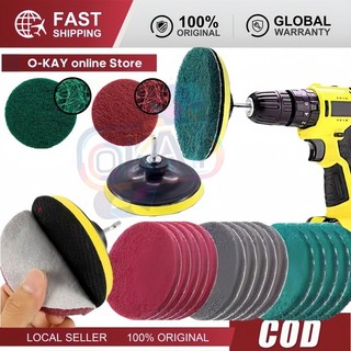 Combo 8 Đầu Cọ Máy Khoan 4 Inch – Vệ Sinh Bồn Tắm, Sàn Gạch, Nhà Cửa Siêu Nhanh, Bền Bỉ Tiện Lợi