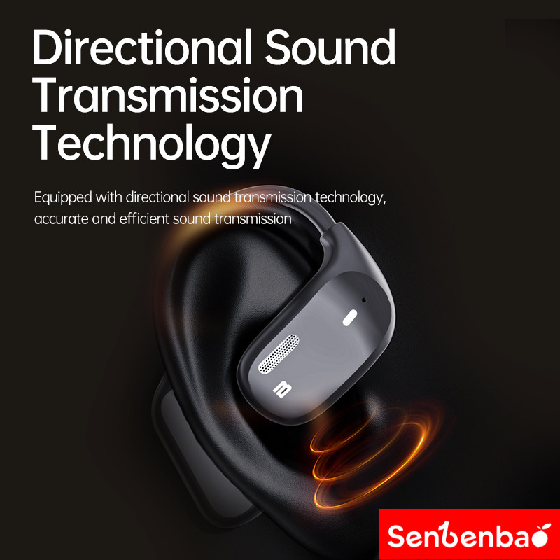 Senbenbao JM16 Tai nghe không dây Bluetooth thể thao chính hãng có Mic Tai nghe âm thanh nổi HiFi V5.4 Tai nghe màn hình màu