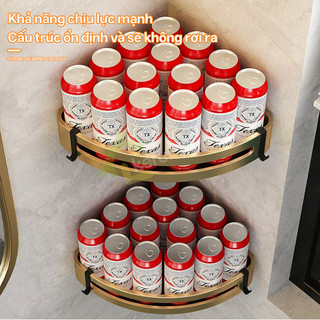 Kệ Đựng Đồ Dán Tường Góc Tường Bunnies House
 Inox 304 Bền Đẹp Cho Nhà Bếp Nhà Tắm