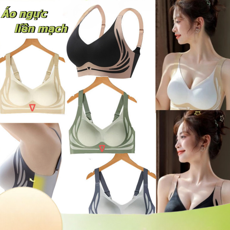 Áo ngực đẩy lên không dây,Hỗ trợ mạnh mẽ Đẩy lên Nâng chống chảy xệ,quần lót nữ không vòng thép