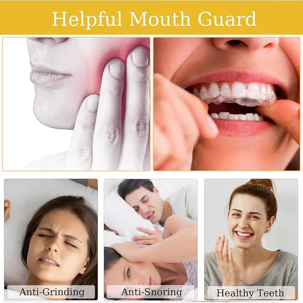 4PCS Dental Mouth Guard For Tooth Grinding Night Guard For Teeth