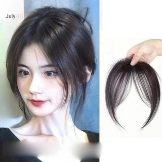 JULYHOT Tổng Hợp Thẳng Nổ Không Khí Nổ Tóc Nối Dài Tóc Tự Nhiên Nổ Cho Nữ Giả Nổ Đen Hàng Ngày Màu Nâu Người Phụ Nữ Hàng Ngày Mặc Massivedeals