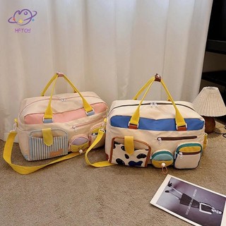 Túi du lịch thông thường HFTOY Dopamine dành cho nữ, Túi tập thể dục nhẹ Yoga Swim Fitness Duffel, Chuyến đi công tác ngắn, Túi xách lớn ~