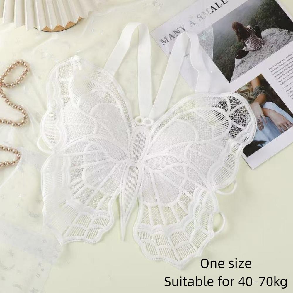 Áo ngực ren bướm WANYEDI, Đồ lót hở lưng gợi cảm rỗng, Đồ lót nữ Bralette tất cả trong một