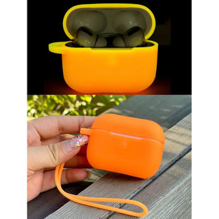 Điện Thoại Trường Hợp Neon Luminous Trường Hợp Cho Airpods Pro 2 Không Khí Vỏ Silicone Dạ Quang Bóng Mềm Matte Bìa Trường Hợp Cho Airpods 3 Thế Hệ Coque V5f1
