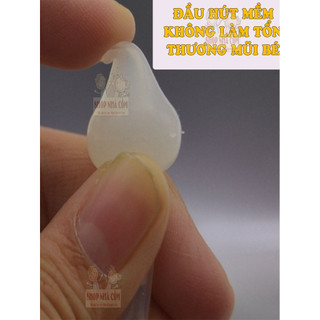 Dụng cụ hút mũi cho bé sơ sinh bằng miệng. Đầu và ống làm bằng silicon mềm. An toàn cho trẻ nhỏ