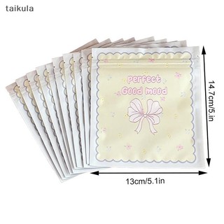 QwQ 10 Chiếc Hoạt Hình Kẹo Tự Niêm Phong Túi Bảo Quản Sáng Tạo Ăn Nhẹ Túi Búp Bê May Mắn Túi Quà Tặng Bất Ngờ Túi taikula