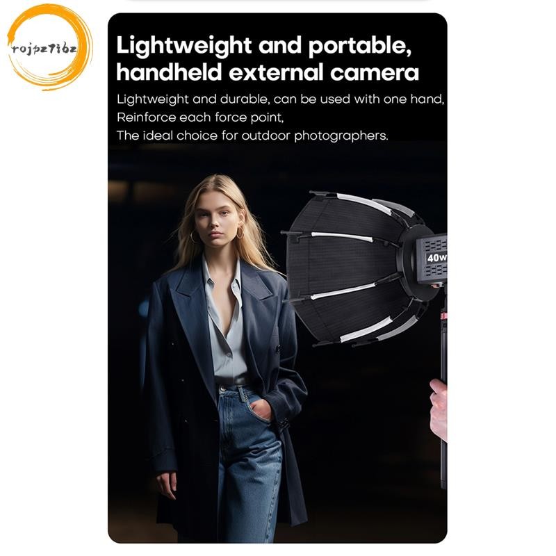 Hộp mềm hình bát giác 30cm Mini Bowens Mount Phát hành nhanh Hộp mềm lưới tổ ong cho ZU60 hoặc M60 COB Fill Light Studio