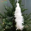 Chim công trắng nhân tạo Trang trí cây thông Noel Lông vũ mô phỏng chim