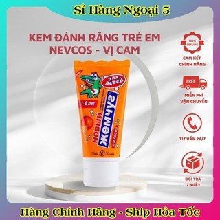 [DATE MỚI] Kem đánh răng trẻ em Nga 1-6 tuổi Nevcos/New Pearl tuýp 50ml