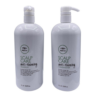 Bộ gội xả dưỡng tóc chắc khỏe, kích thích mọc tóc Tea Tree Paul Mitchell Scalp Care anti-thinning 1000mlx2 [ TN ]