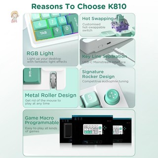 TWE 12 Phím Macro Tùy Chỉnh Có Thể Lập Trình Hoàn Toàn Nóng Hoán Đổi Cơ Khí RGB Ánh Sáng Numpad Chơi Game Cho Win VN