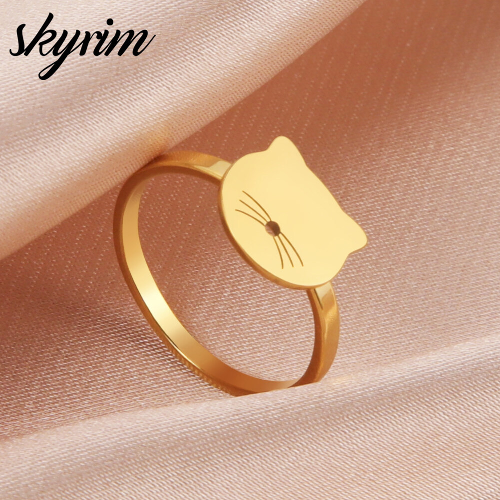 Titanium Steel Couple Rings by Skyrim Jewelry