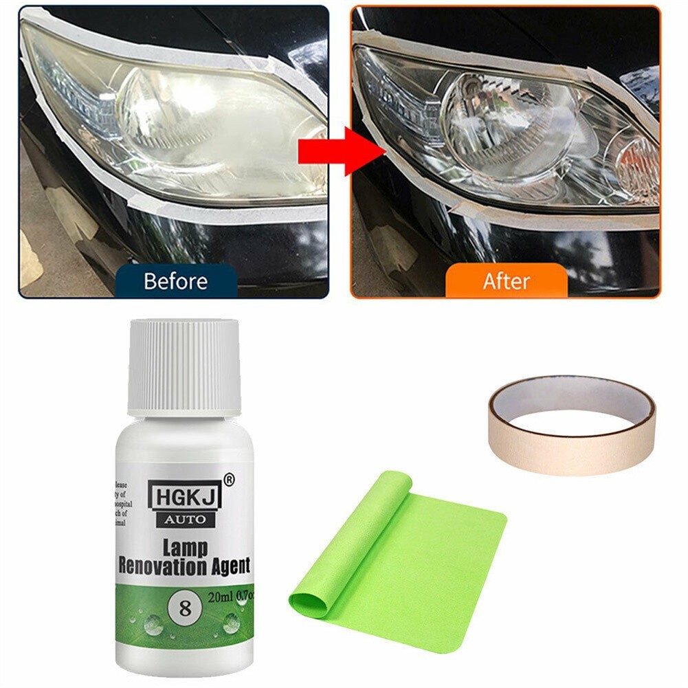 [Cosyh] 20ml HGKJ 8 S Đèn pha đánh bóng xe hơi Cải tạo phục hồi Ba Lan