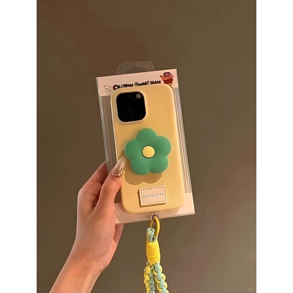 Ốp điện thoại di động 16Promax giá đỡ hoa nhỏ iphone15 PRO mới 14 Nữ 13 mềm 12