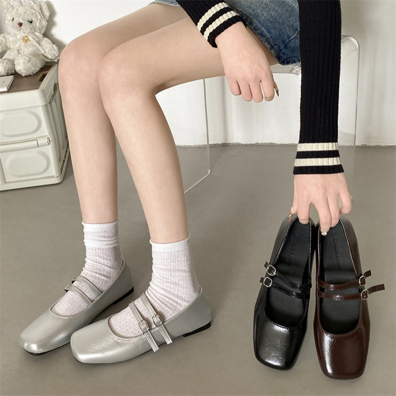 🔥Còn hàng🔥Giày nữ Mary Jane, giày da nữ nhỏ, có 3 màu, size 35-40