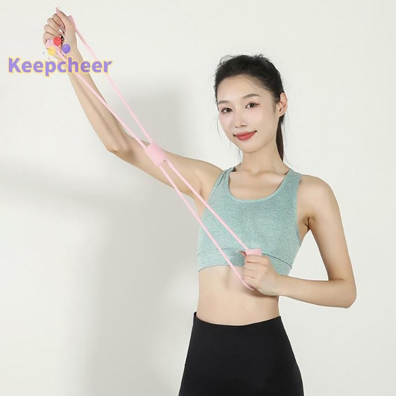 [Keepcheer] Dây kháng lực Phụ kiện tập thể dục Yoga Dây kéo cao su Thiết bị tập thể dục và tập thể dục dành cho nữ Tập thể dục cổ co giãn [Mới]
