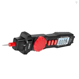 Aneng A3004 Đồng hồ vạn năng bút kỹ thuật số Phạm vi tự động NCV AC / DC Vôn kế Ampe kế Ohmmeter Đồng hồ đo điện trở với điện dung Kiểm tra Diode Báo động liên tục Màn hình LCD có đèn nền có giữ dữ liệu F