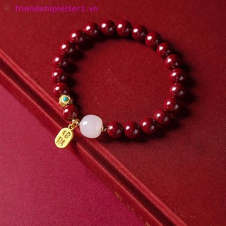 {Fh Fashion} Lucky Wealth Vòng tay hạt dây đỏ Vòng tay thủ công có thể điều chỉnh thu hút tiền Vòng tay giàu có dành cho nam giới.