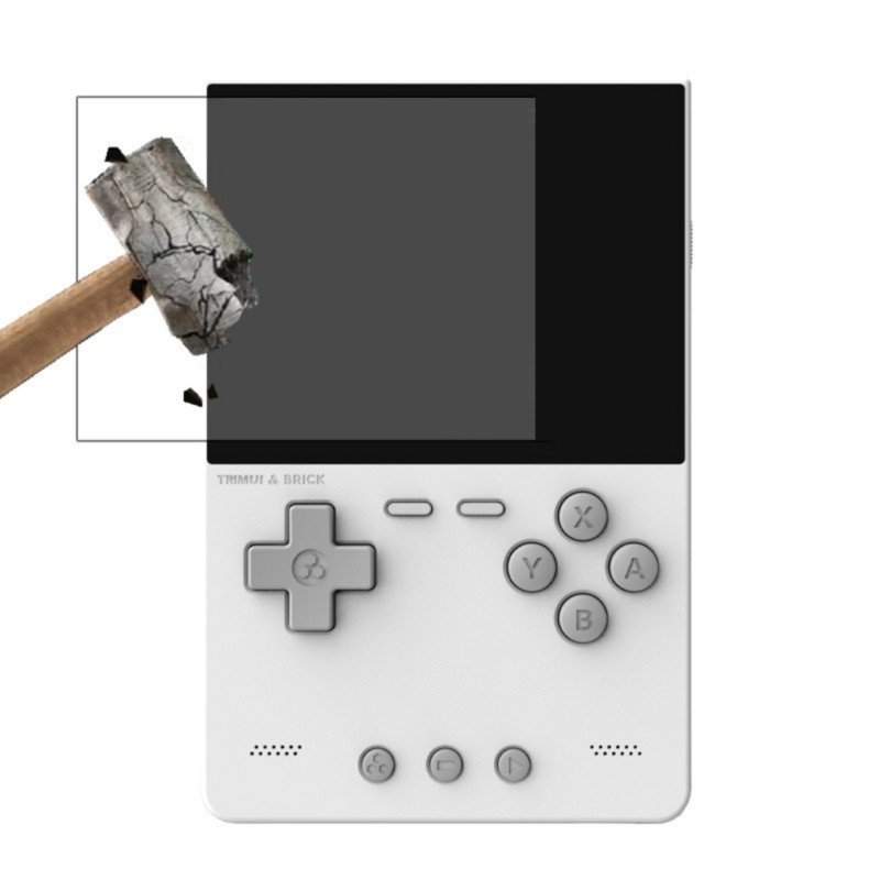 Niki Dễ dàng lắp đặt Phim bảo vệ màn hình Phim toàn màn hình chống trầy xước cho máy chơi Game bằng gạch Trimui Kính cường lực