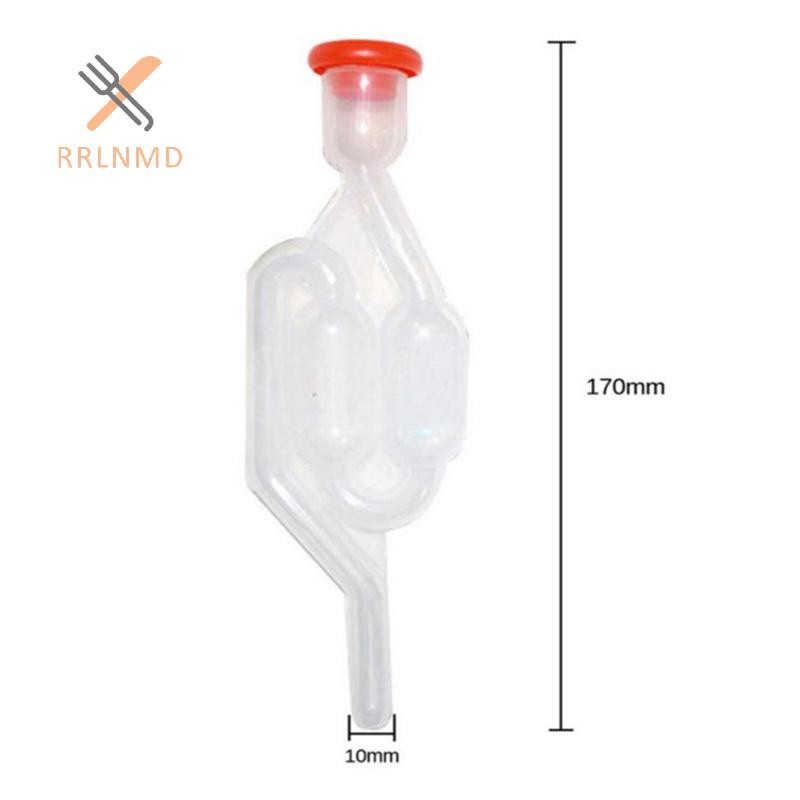 Rrlnmd Rượu Lên Men Airlock Van Nhựa Một Chiều Xả Cói Bia Bia Công Cụ MỚI