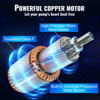 Máy bơm giếng sâu 2/1HP 1 inch 220V, Dùng cho tưới tiêu vườn và gia đình - Chất lượng cao