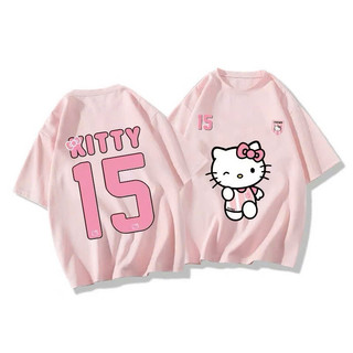 Áo Phông, Áo Thun Hoạt Hình Mèo Hello Kitty số 15 cute