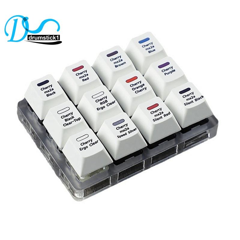 Cherry MX2A Key Switch Test 12 phím Bàn phím cơ lấy mẫu Công cụ kiểm ...