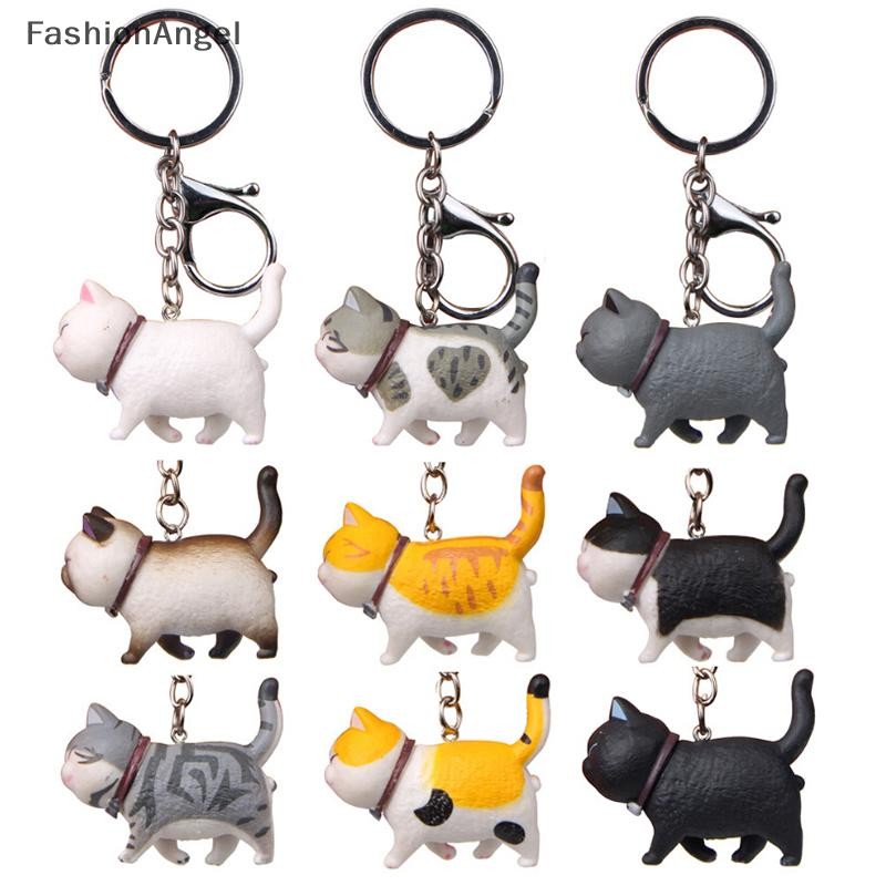 FashionAngel Mới Đáng Yêu Mèo Con Móc Khóa Móc Khóa Túi Xách Mặt Dây Chuyền Trang Trí Trẻ Em Quà Tặng VN