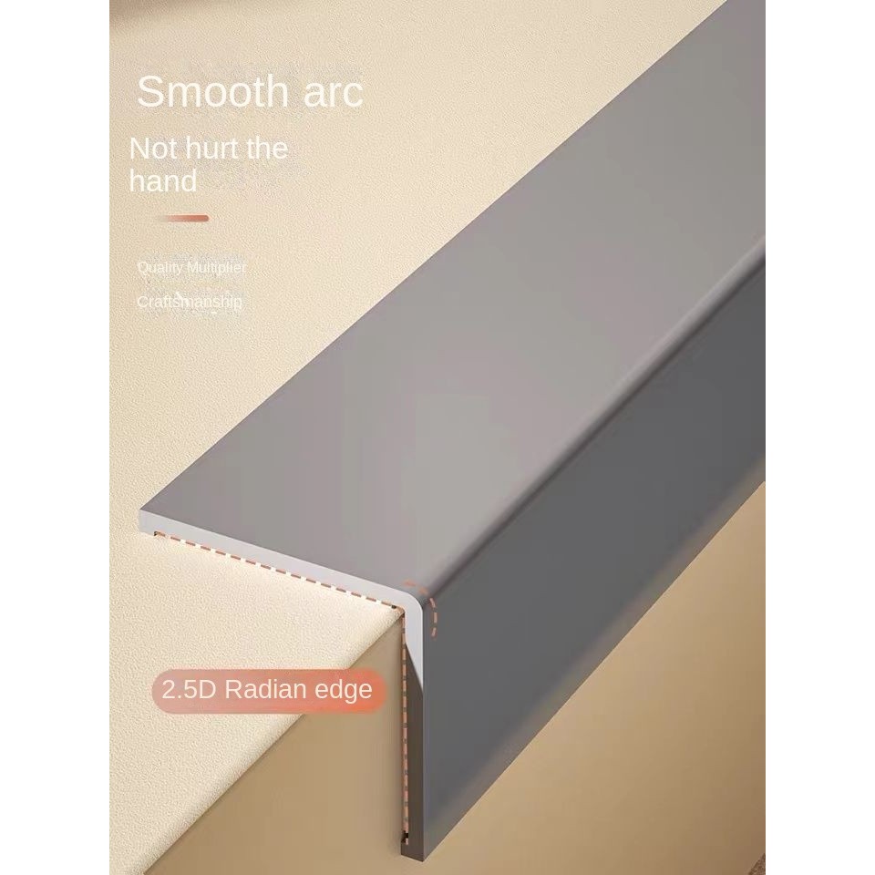 Pvc Yang Góc Cạnh Đóng Dải Ngói l Nhựa Đóng Dải Trang Trí Cạnh Niêm Phong Dải Cửa Sổ Tự Dính Chống Va Chạm Góc Bảo Vệ
