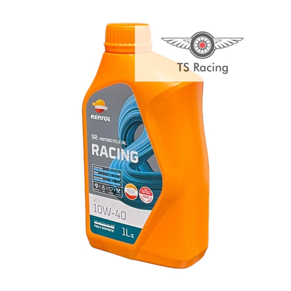 Nhớt repsol racing 10w40 1L - xe số - xe côn - xe pkl