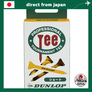 DUNLOP Golf Wood Tees – Tee gỗ golf thân thiện môi trường (bao bì tái chế)