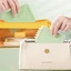 Máy tính xách tay Mini GETVOW, Máy tính xách tay bỏ túi A7 80 tờ, Đường ngang vuông chất lượng cao Trang bên trong Tấm ghi nhớ lá rời Quà tặng