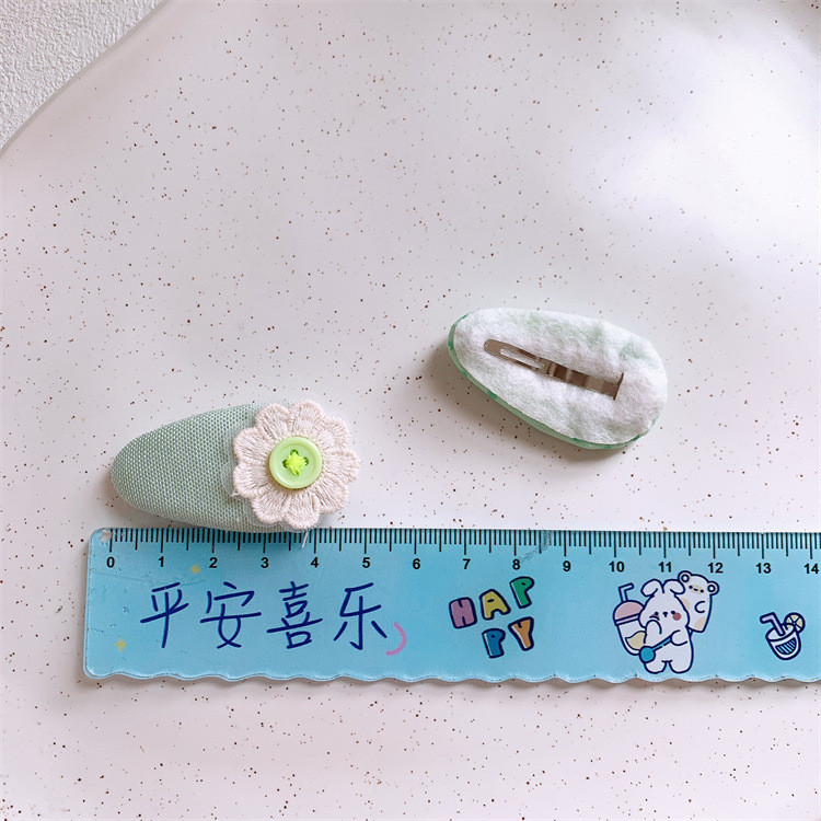 Bộ kẹp tóc bé gái Nút kẹp tóc hoa