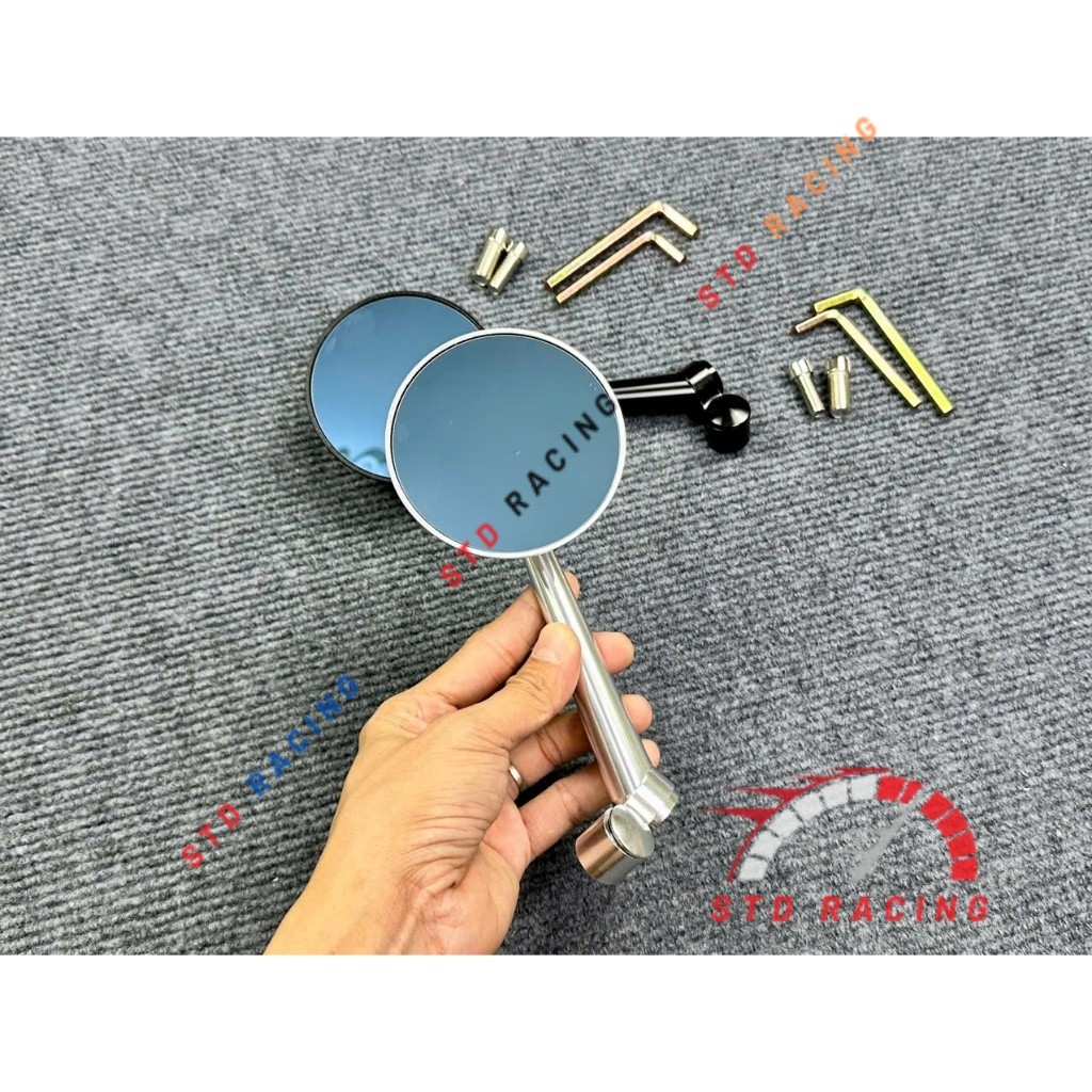 Kính Gương Tròn Rizoma Full Nhôm CNC Cho Xe Vespa Honda Yamaha Hàng Cao ...