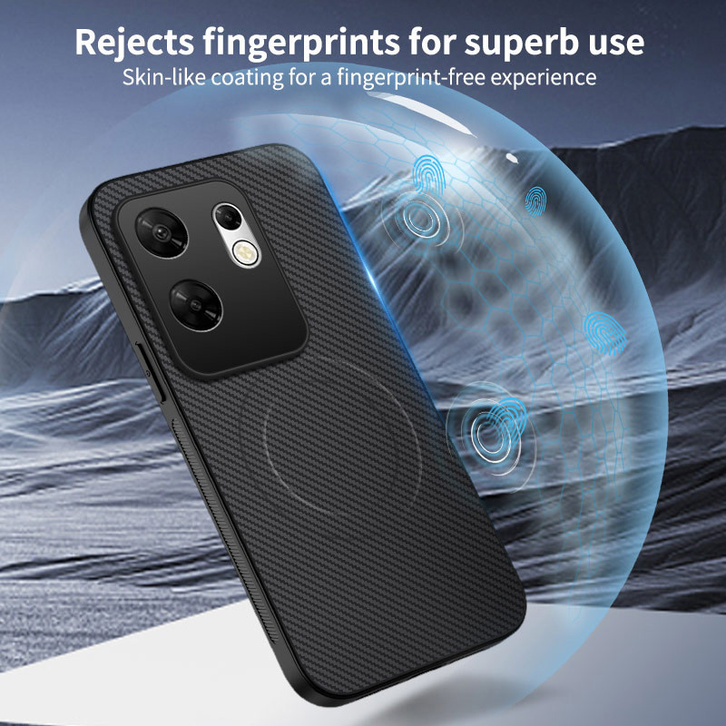Dành Cho Infinix Zero 30 4G X6731B Vỏ Mờ Sang Trọng Chống Sốc Sạc Không Dây Vỏ Chống Sốc