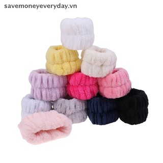 [savemoneyeveryday] 1PC Spa Băng Giặt Cổ Tay Microfiber Khăn Rửa Cổ Tay Dây Đeo Tay Rửa Mặt Thấm Hút Dây Đeo Tay Cổ Tay Chống Nước [vn]