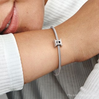 Có sẵn 12 hạt charm hình chòm sao (vòng tay charm) trang sức DIY mạ bạc S925