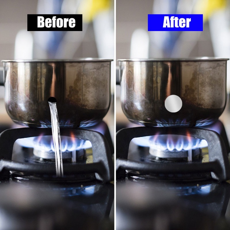 [Trang chủ] 10 Bộ Miếng dán sửa chữa nồi hạng nặng 10 * 3cm, 260°C Băng keo nhôm chịu nhiệt độ cao, chống thấm nước tự dính để sử dụng trong nhà bếp