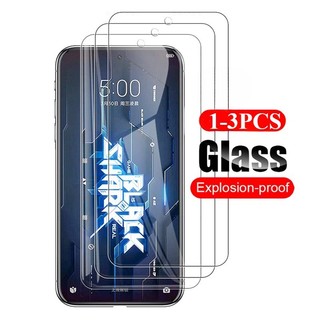 Black Shark 5 4S 4 3S 3 2 1-3 Chiếc Kính Cường Lực HD Cho Cá Mập Đen Helo 5 4S 4 3S 3 2 RS Pro Trong Suốt Bảo Vệ Màn Hình Siêu Mỏng Phim Bảo Vệ Chống Thấm Nước