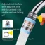 Bộ lọc vòi ZENZON 5 chiếc, Bộ lọc 6 lớp Máy lọc nước đa năng, Thiết bị mở rộng vòi bếp linh hoạt chống nước xoay 360 độ chắc chắn