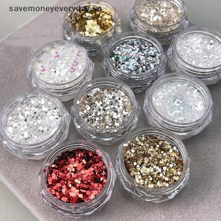 [savemoneyeveryday] Lấp Lánh Trái Tim Ngôi Sao Móng Tay Lấp Lánh Lấp Lánh Trang Trí Móng Tay Pentagram Phụ Kiện Thiết Kế Móng Tay Nghệ Thuật DIY [vn]