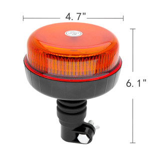 Đèn LED cảnh báo xoay 12LED cho xe máy nông nghiệp, nhấp nháy tín hiệu