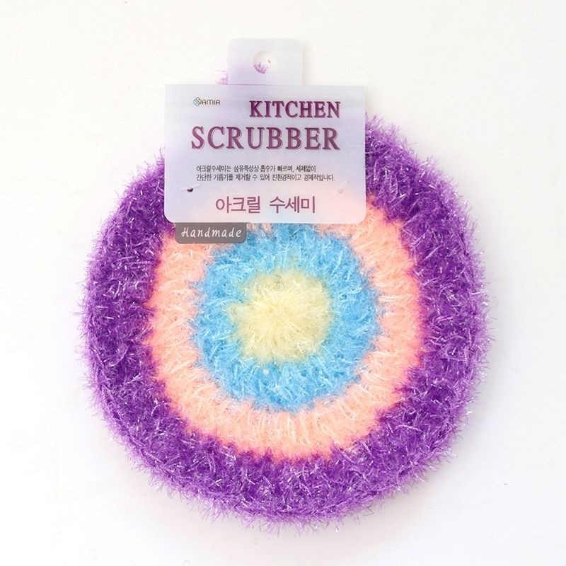 Sản phẩm mới Hàng có sẵn Hàn Quốc Nước rửa chén thủ công Acrylic Rag Hộ ...