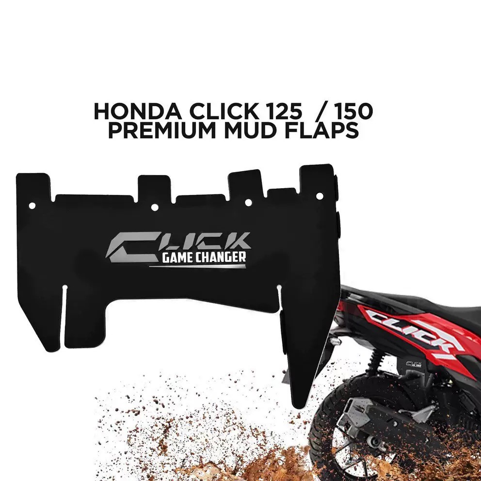 Phụ Kiện Sửa Đổi Xe Máy Thích Hợp Cho Honda Click125 / 150 / 160vario125 / 150 Tấm Cao Su Chắn Bùn