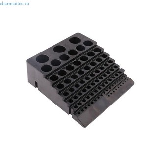 Charmantcc1 Hộp lưu trữ mũi khoan đen cho gia đình Bộ dụng cụ sử dụng chế biến gỗ DIY có thể giặt được Ổn định