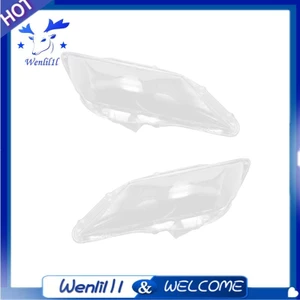 Dành Cho Xe Toyota Camry 2012 2013 2014 Xe Phía Trước Đèn Pha Nắp Chụp Đèn Đầu Đèn Vỏ Phụ Kiện