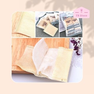 [Tách lẻ] Bông Tẩy Trang Mini Cao Cấp 2 Lớp Sợi Tre - Gói 8 Miếng Tiện Lợi Bỏ Túi Du Lịch