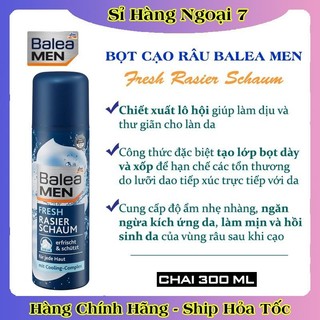 [Date mới nhất] Bọt cạo râu, Kem cạo râu Balea men Rasier Creme của Đức
